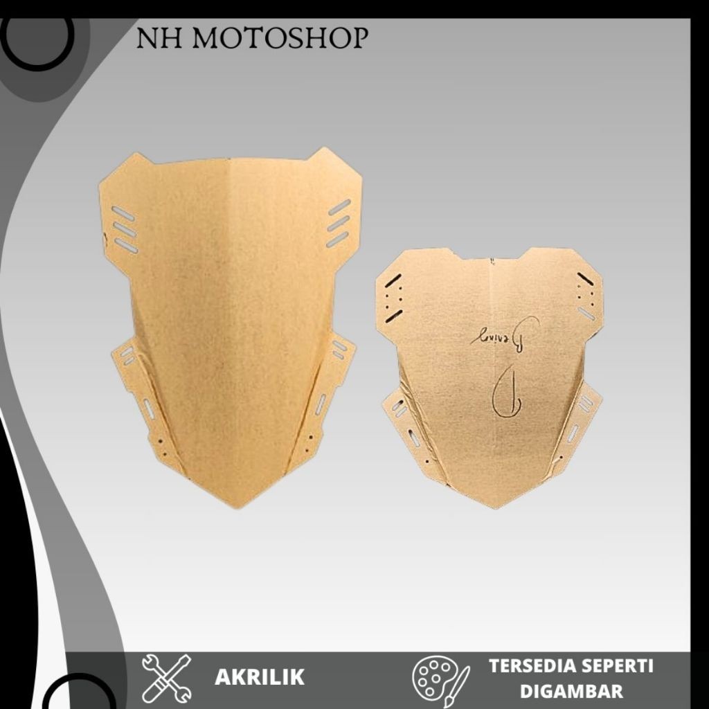 SG47YT WINDSHIELD VISOR WINSIL VARIO 125 150 LED FI BEAT CARBON FI JUPITER FREEGO CBR CB15OR MIO J M