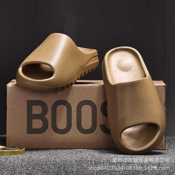 รองเท้าแตะพลังงานแสงอาทิตย์ schooll รองเท้า [ขาเรียวสูง] เหยียบขี้รองเท้าแตะมะพร้าว Kanye รองเท้าคู่