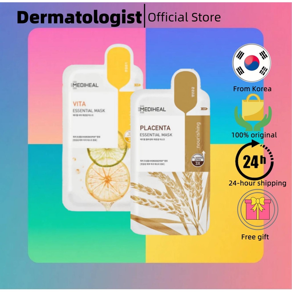 [MEDIHEAL] Essential Mask Sheet Pack 10p/ Placenta Essential Mask 10p
