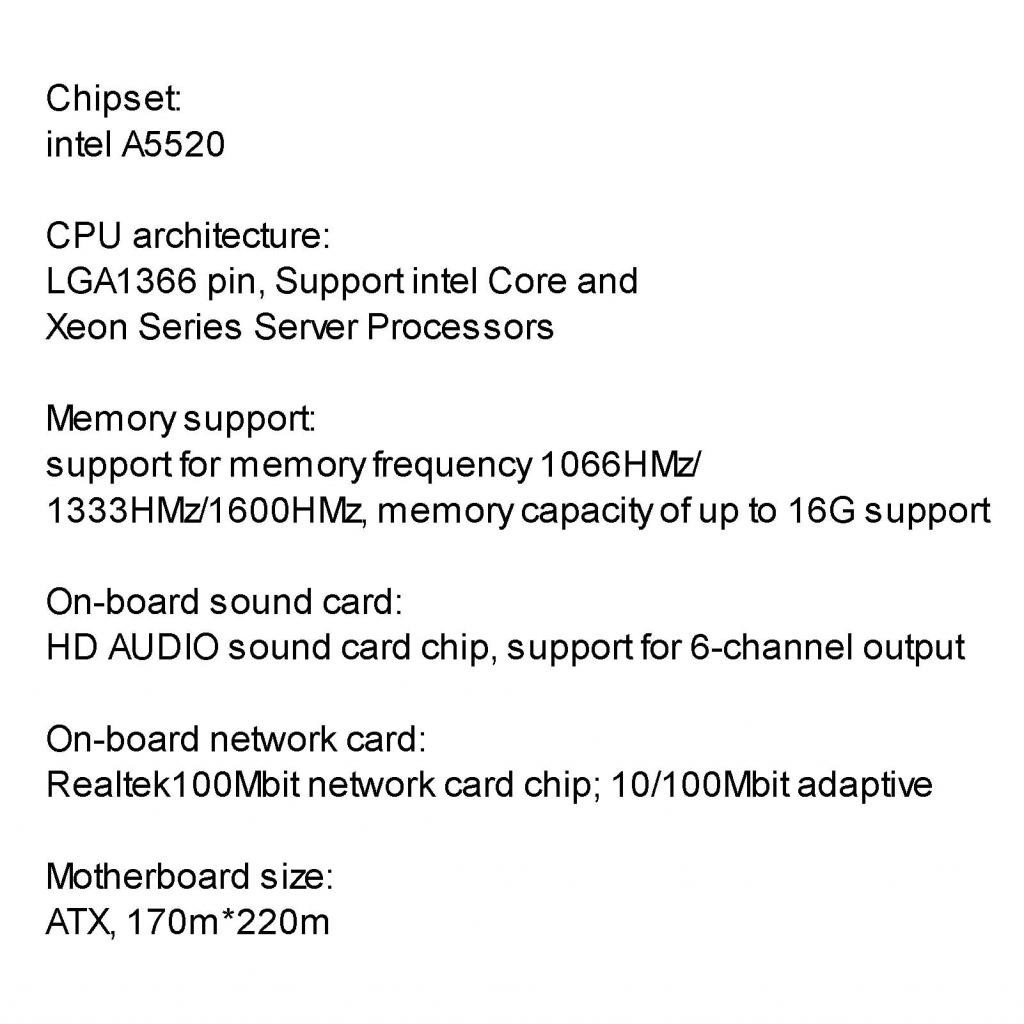 localcamera-th huiop คอมพิวเตอร์เมนบอร์ด LGA1366 CPU รองรับ Intel Core และโปรเซสเซอร์เซิร์ฟเวอร์ Xeo