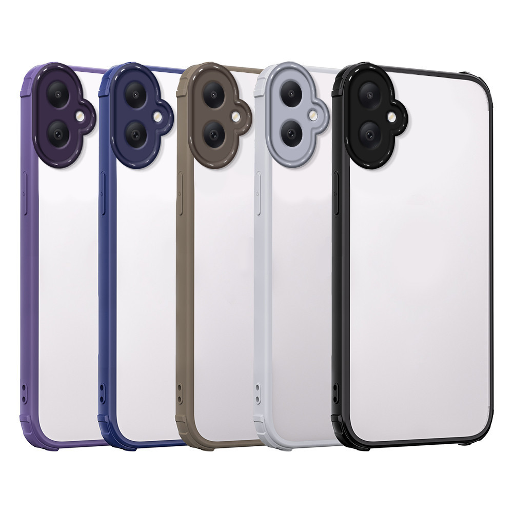 เคส Samsung A06 4G SM-A065F SM-A065F/DS SM-A065M SM-A065M/DS High-end โปร่งใสสี่มุม air cushion ป้อง