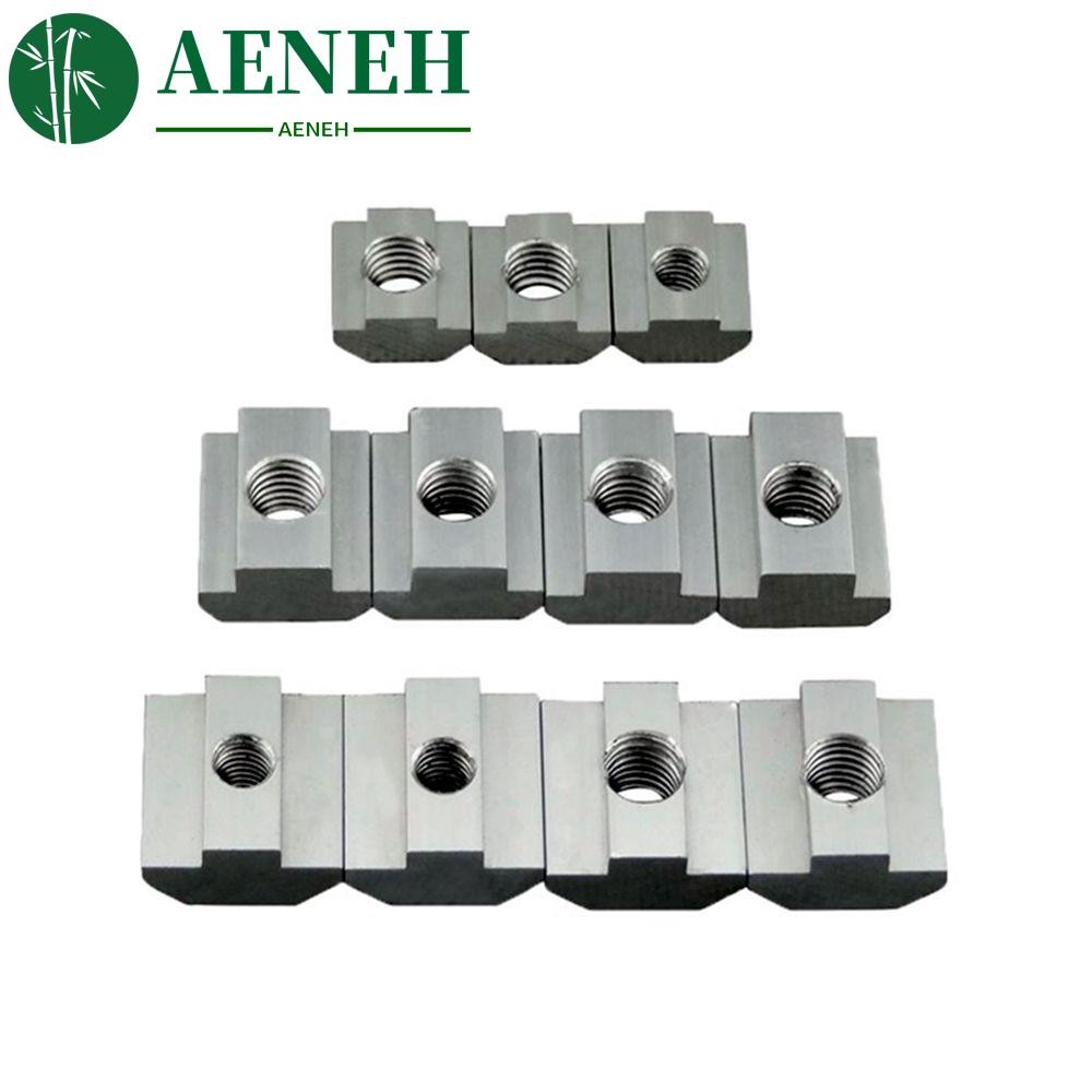 AENEH Hammer Nut Aluminium Profile T Block T-Track Slide Square T Slot Nut
