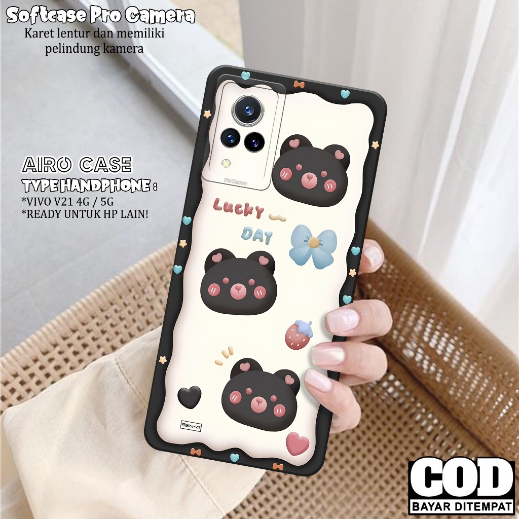 เคส VIVO V21 4G/ 5G Softcase - เคส AIRO - เคส VIVO V21 4G/ 5G - เคส VIVO V21 4G/ 5G - เคสซิลิโคนโทรศ