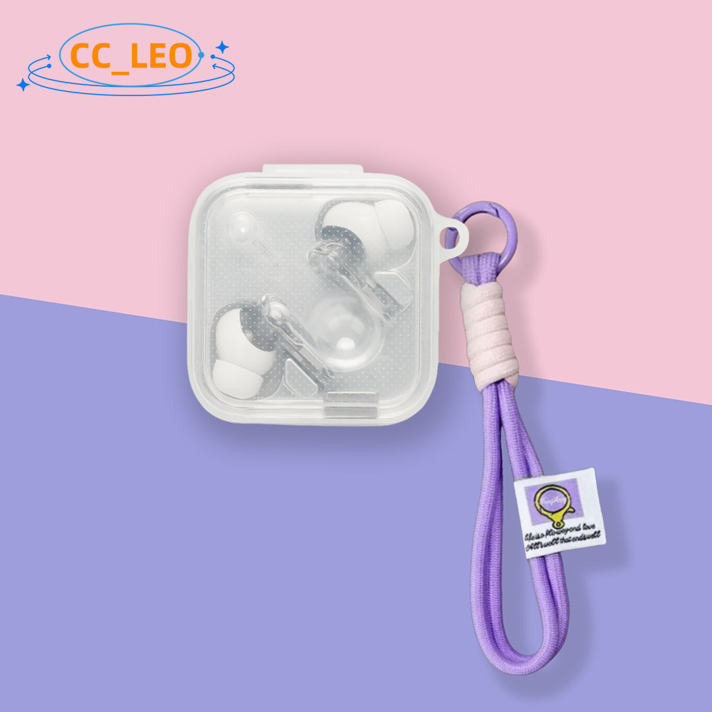 for Nothing Ear (3) 2025 Case Clear Soft Case Cute Lanyard Pendant Suitable for Nothing Ear (3) 2025