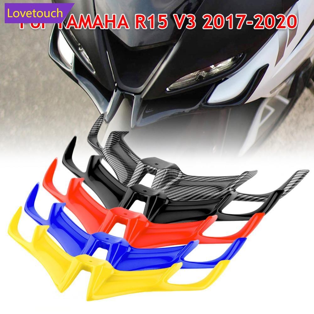 LOVETOUCH รถจักรยานยนต์ด้านหน้า Fairing Aerodynamic Winglet ฝาครอบล่างลมป้องกัน Guard 2017-2020 สําห