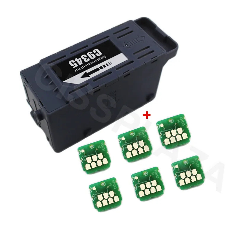 CISSPLAZA C9345 Ink Maintenance Box + ชิปสําหรับ Epson L8058 L8050 L18058 L6578 L6558 L15188 เครื่อง
