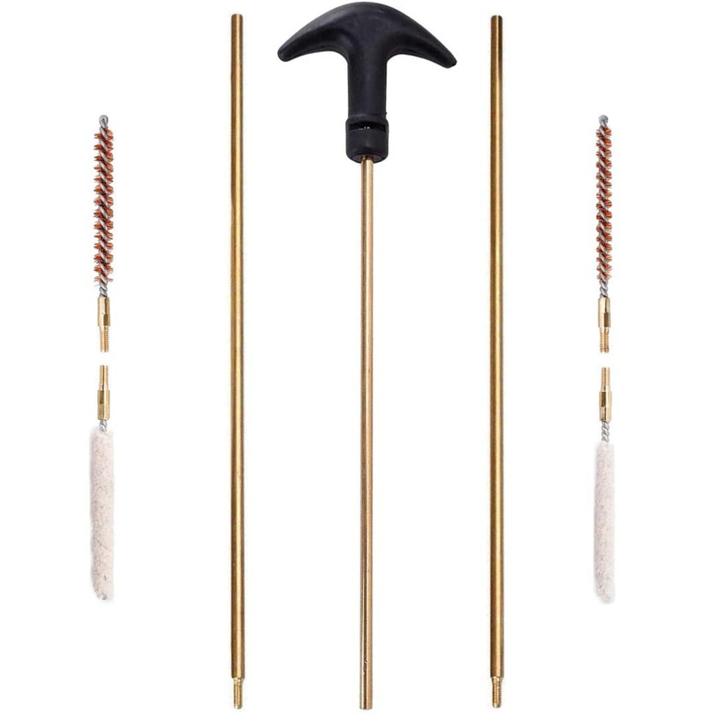 Spot Goods#Hot Sale Supply.17.22Caliber Gun Barrel Cleaning and Maintenance Kit Brass Material Gun B
