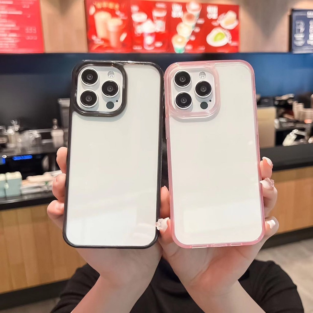 PC เคส หลังใส For SAMSUNG A05 A05S A55 5G A15 A25 A35 A12 M12 A02S A03S A14 A24 A34 A54 5G S22 S23 S