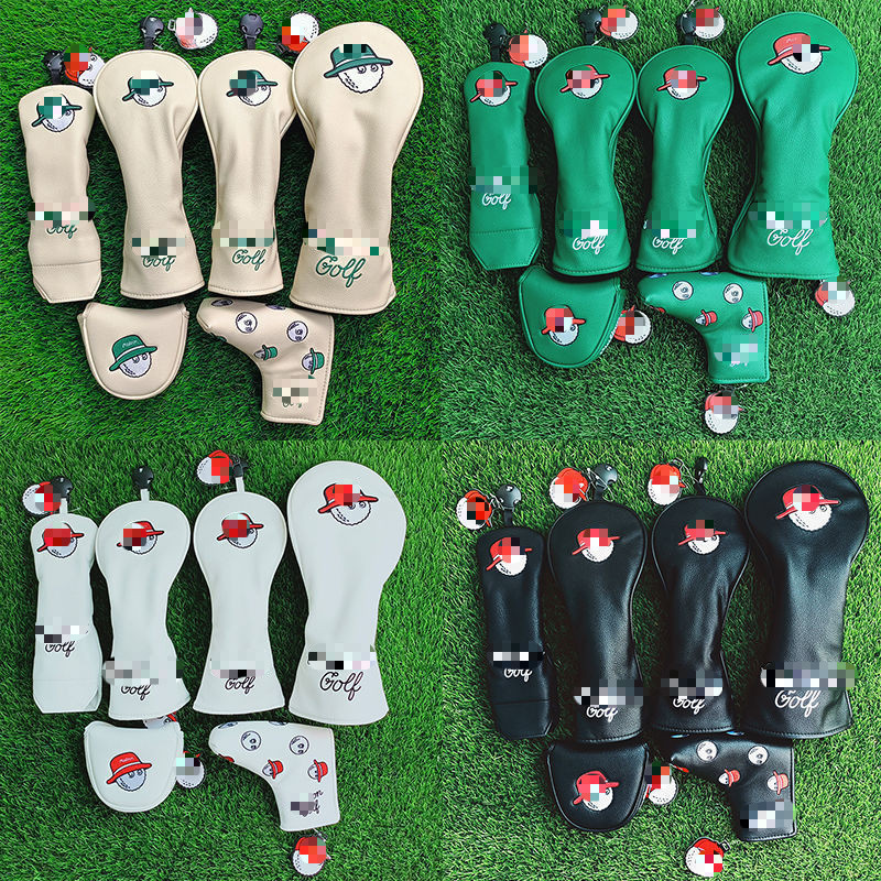2026 [IN STOCK]Korean Cartoon Universal Golf Wood Club Cover Golf Club Head Cover Cover