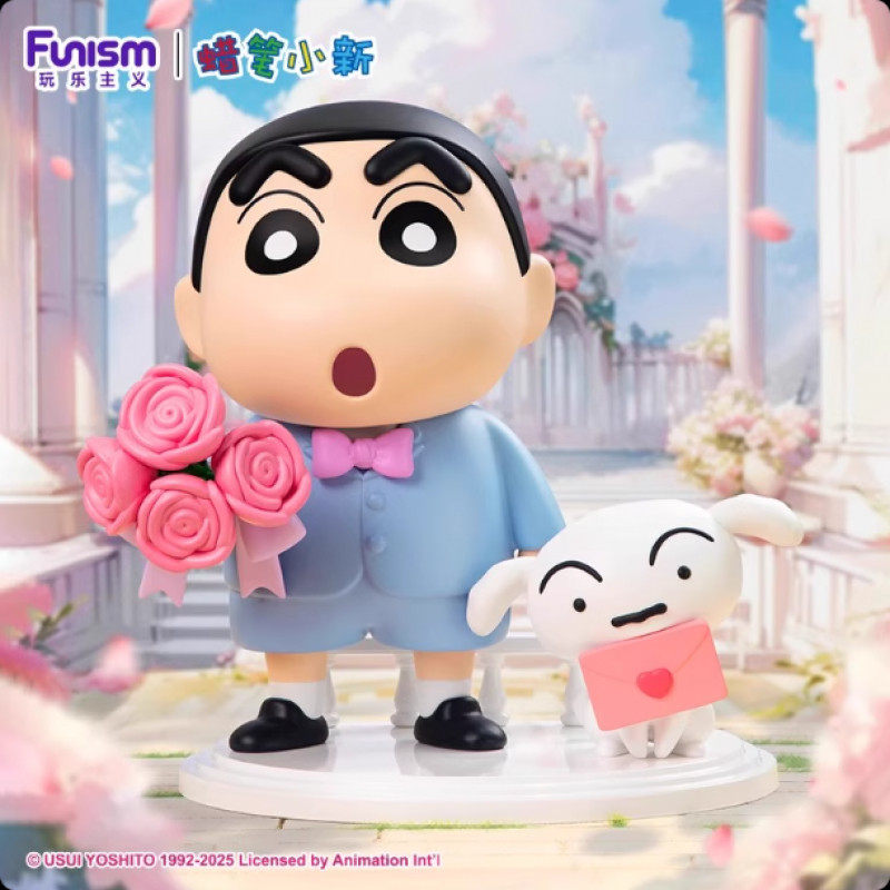 Funism Funism Funism Crayon Shin-Chan สไตล์ช่อดอกไม้โรแมนติก