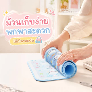 COD แผ่นรองเมาส์ใหญ่ ลายหูแมวสุดน่ารัก Desk Mat โต๊ะทำงาน ทำความสะอาดง่าย นุ่มเรียบ ใช้กับคีย์บอร์ดและเมาส์