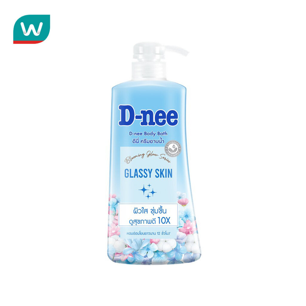[แพ็ค 2] D-nee ดีนี่ กลาสซี่ สกิน บอดี้ บาธ 400 มล. ผิวใส ชุ่มชื้น ดูสุขภาพดี 10X
