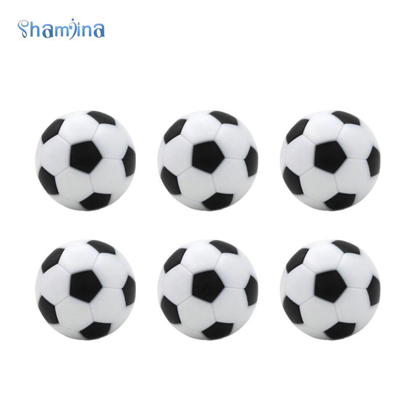 [Shamjina] 6x Mini Foosball Table Balls Small Table Soccer Balls Gift Replacement Foos for Game Fest