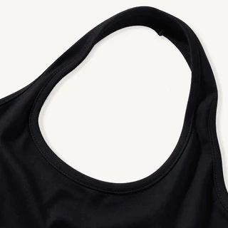 (พร้อมส่ง24ชม.) halter top เสื้อคล้องคอสีดำ ลายดาวประกายสีเงิน ทรงเข้ารูป ฟีล y2k ดาร์กหวานเท่