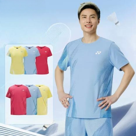 พร้อมส่ง เสื้อแบดทีมชาติจีนรุ่นไหม่ ผ้าดีใส่สบายระบายอากาศดีแห้งไว สามารถสกรีนเพิ่มได้ ส่งไวจากไทยไม่พอใจยินดีคืนเงิน