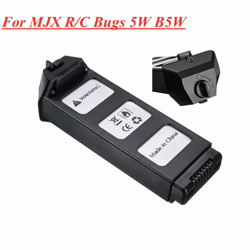 7.6V 2420mAh LiPo แบตเตอรี่สําหรับ MJX R/C Bugs 5W B5W 4K RC Quadcopter อะไหล่ 7.4 V 1800/2200 mAh D