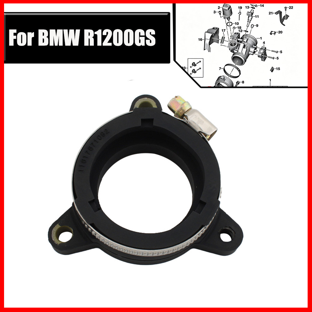 รถจักรยานยนต์คาร์บูเรเตอร์ไอดี Manifold Boot อะแดปเตอร์สําหรับ BMW A67 HP2 Enduro R1200GS Adv R1200R