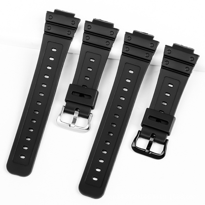 เหมาะสําหรับ Casio DW5600 GW5000 GW5035 DW-6900 สายเรซิ่นผู้ชายอุปกรณ์เสริม