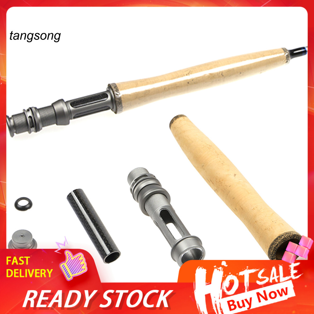 Tang_ 1 ชุด FLY ตกปลากลางแจ้ง Spinning Rod Handle ล้อ Reel ที่นั่ง DIY Cork Grip Kit