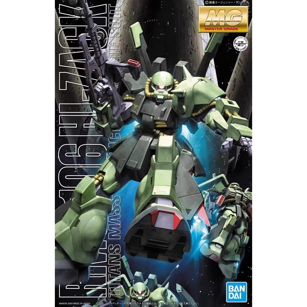 GUNDAM MG 1/100 RMS-106 Hi-Zack Hi-Zack อะนิเมะสินค้าของสะสมประกอบของขวัญ