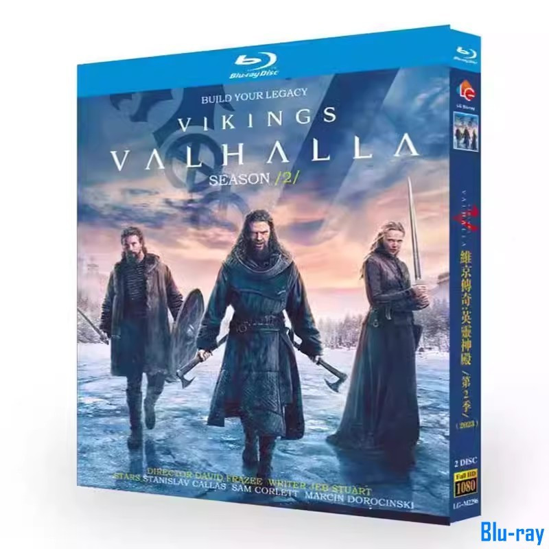[BRAND NEW SEALED] American Drama Vikings: Valhalla ซีซั่น 2 (2023) Blu-Disc Boxed