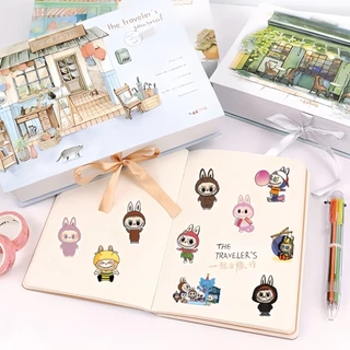 สติกเกอร์น่ารักและเล็กๆ หลากสีสันสดใส เป็นสติกเกอร์การ์ตูน เหมาะสำหรับตกแต่งโตโต๊ะ DIY