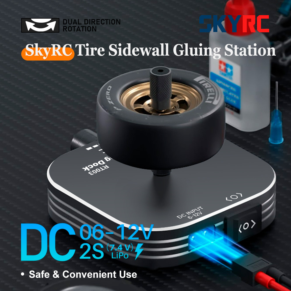 SKYRC Tire Sidewall Gluing Tool Tire Glue Applicator for RC Drift Car Crawlers Touring Car Tires Whe