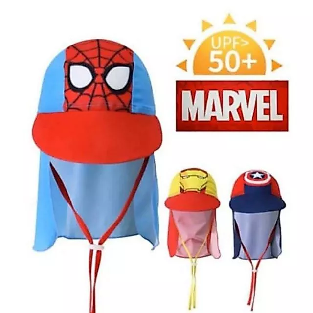 หมวกกันแดด Super Hero สำหรับเด็ก ใส่เล่นน้ำ กัน UV