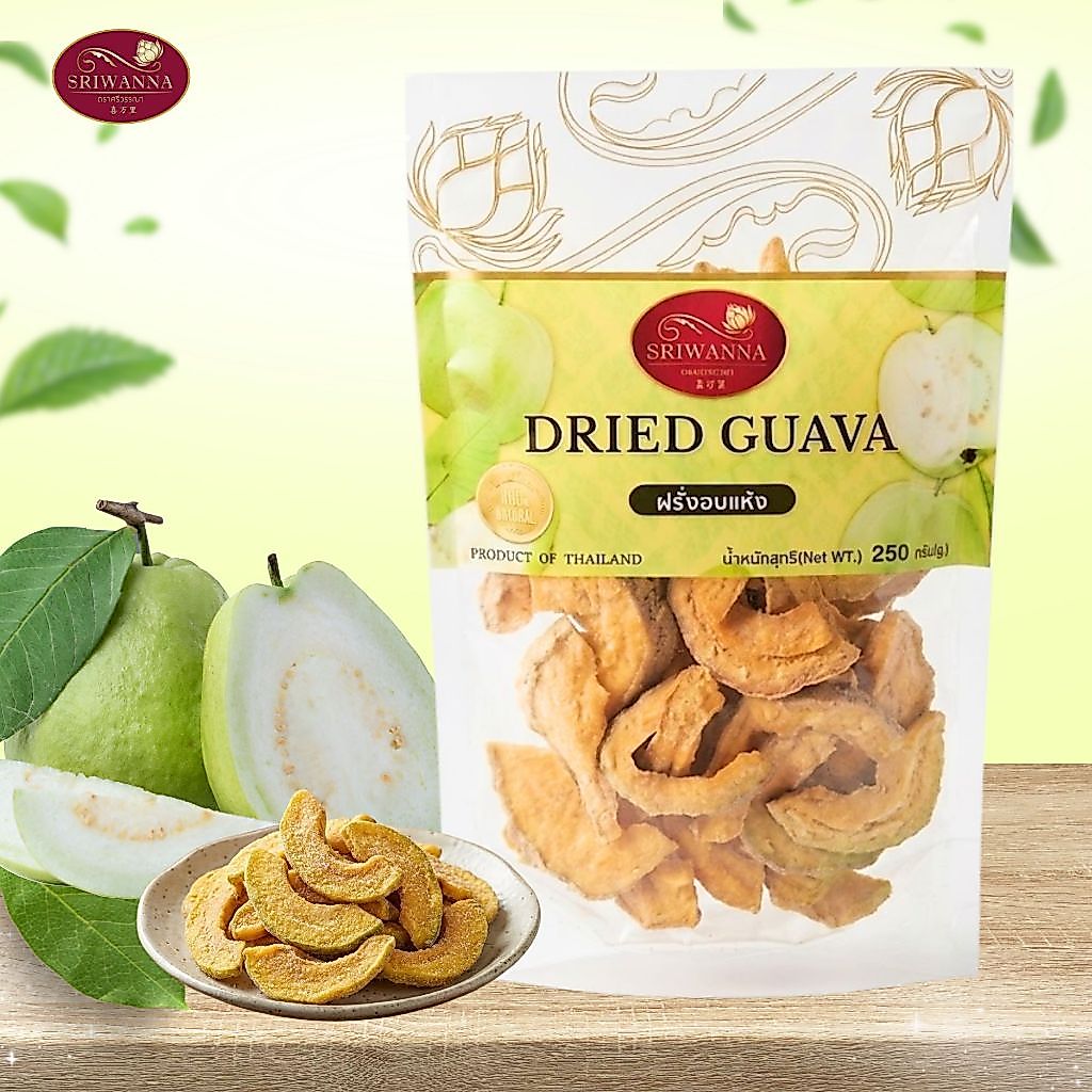 ศรีวรรณา ฝรั่งอบแห้ง 250 กรัม (Sriwanna Dried guava 250 g.)