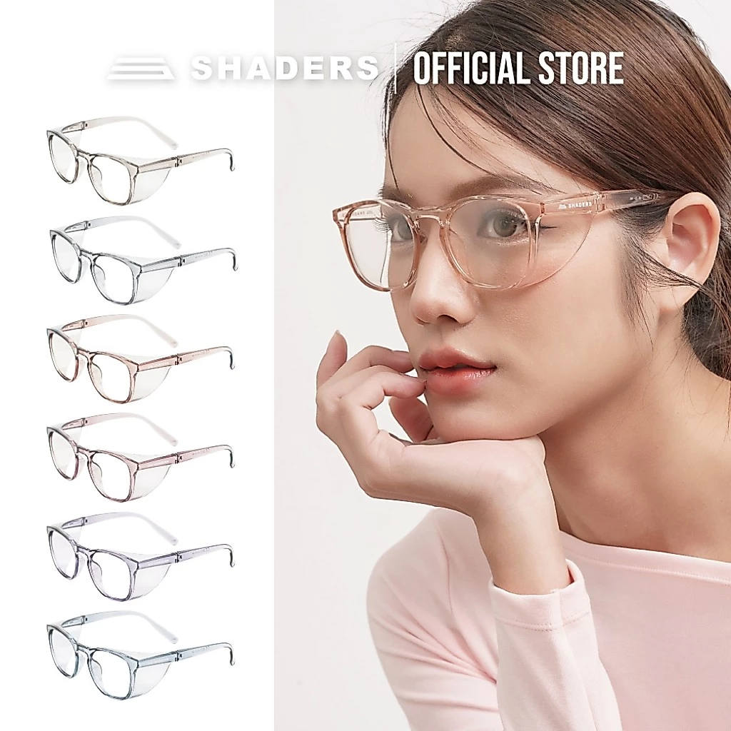 แว่นตา SHADERS SHIELD SERIES แว่นตากันลม ฝุ่น PM 2.5 กรองแสงสีฟ้า และ UV400 ออกแดดเปลี่ยนสี