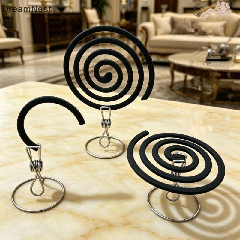 [DreamNest] คลิปม้วนยุงกันสนิมโลหะลื่นถาดไล่ยุง Clamp สําหรับในร่มกลางแจ้ง Home Patio Travel (th)