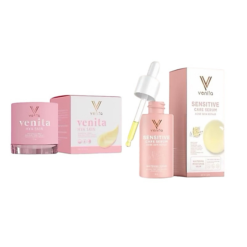 (โฉมใหม่)ครีมเวนิต้า บูสเตอร์รีจู &เซรั่ม เวนิต้า Venita skin เวนิต้าสกิน 15g.