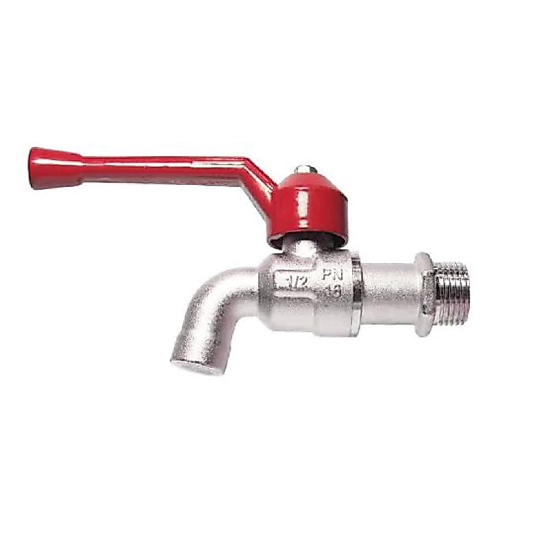 SANWA ก็อกน้ำด้ามแดง 1/2'' (4หุน) และ 3/4” (6หุน)