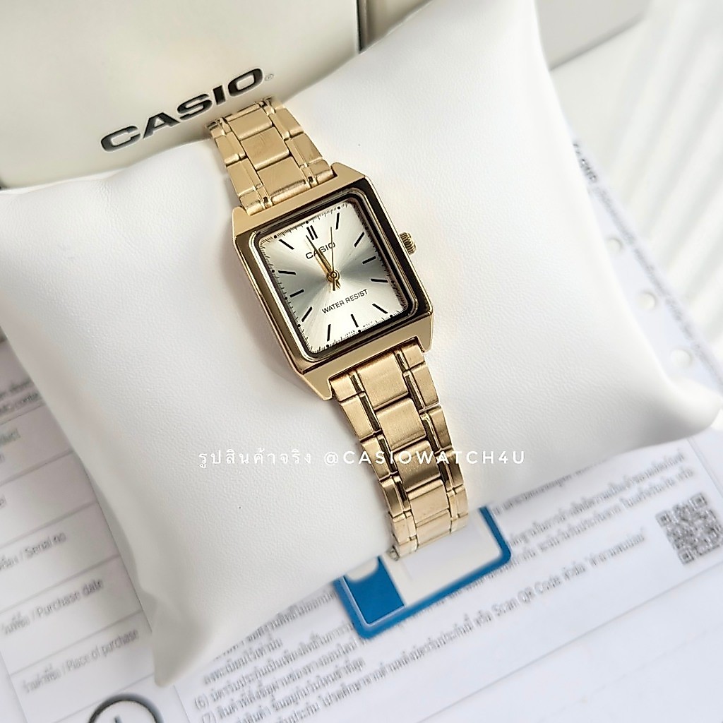 CASIO นาฬิกาข้อมือผู้หญิง ของแท้ รุ่น LTP-V007G-9E / LTP-V007D / LTP-V007 ประกันศูนย์เซ็นทรัล cmg