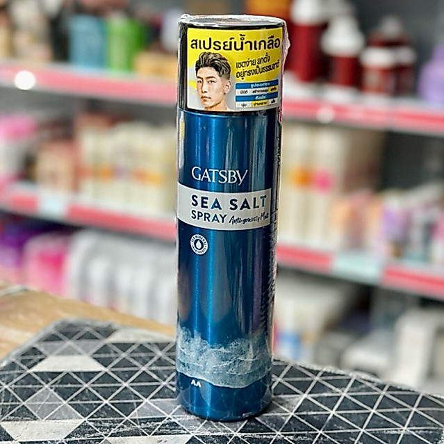 GATSBY Sea Salt Spray Anti-Gravity Matt 200 ml สเปรย์น้ำเกลือจัดแต่งผม ( สเปรย์ฝุ่น )ลุคแมท ยกโคนเบาเป็นธรรมชาติ