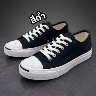 พร้อมส่งจากไทยราคาโรงงาน!! ผ้าใบJACK AL รองเท้าผ้าใบผูกเชือก ทรง converse ไซส์ 37-45 พร้อมส่ง