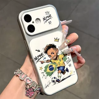 เคสการ์ตูนเวิลด์คัพ เมสซี คริสติอาโน เนย์มาร์ รุ่นล่าสุด สำหรับ iPhone 13 17 11 15 14 17 12 Pro Max 15 14 16 Plus