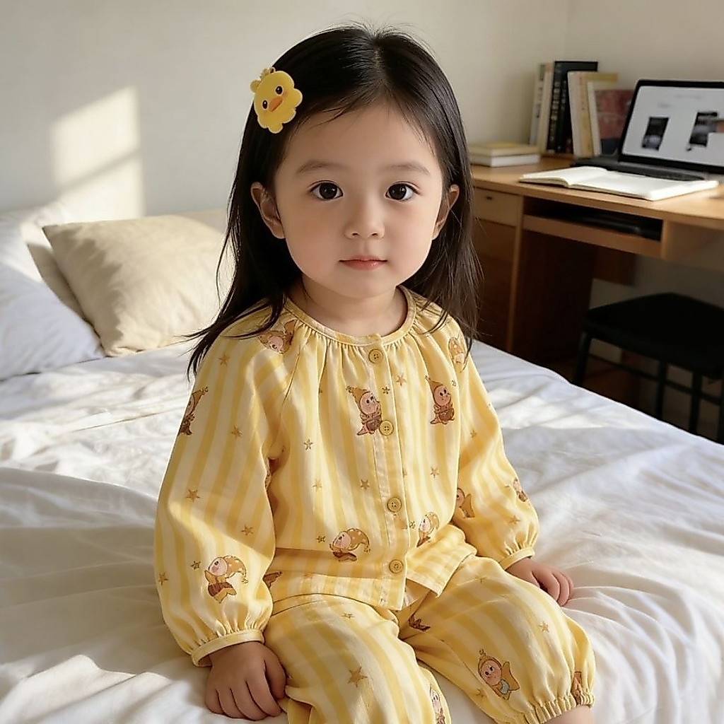 ชุดนอนแขนยาวHomewearจากเส้นด้ายฝ้าย ออกแบบใหม่สำหรับฤดูร้อน พิมพ์สวยงามสำหรับทั้งชายและหญิง เหมาะสำหรับการสวมใส่ในห้องแอร์