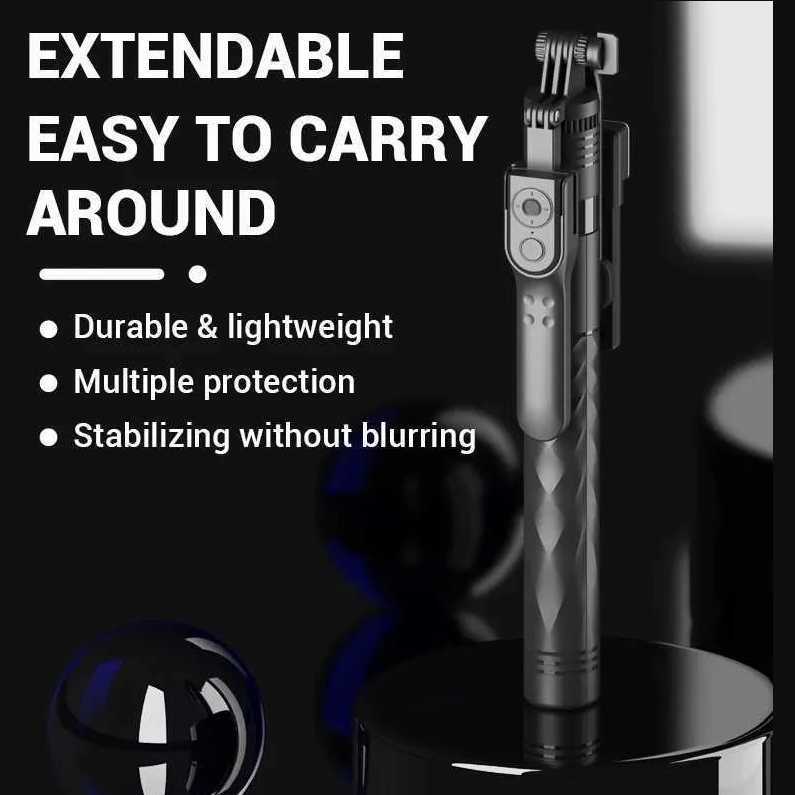 VCT สมาร์ทโฟน Selfie Stick Stabilizer ขาตั้งกล้องระยะไกล Bluetooth - K28