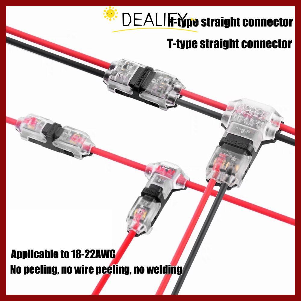 CODDEALIFY 1 ชิ้นสายไฟ Crimp,สําหรับสายไฟการเชื่อมต่อสายไฟ Strip Pluggable Wire Connector, ตัวเชื่อม