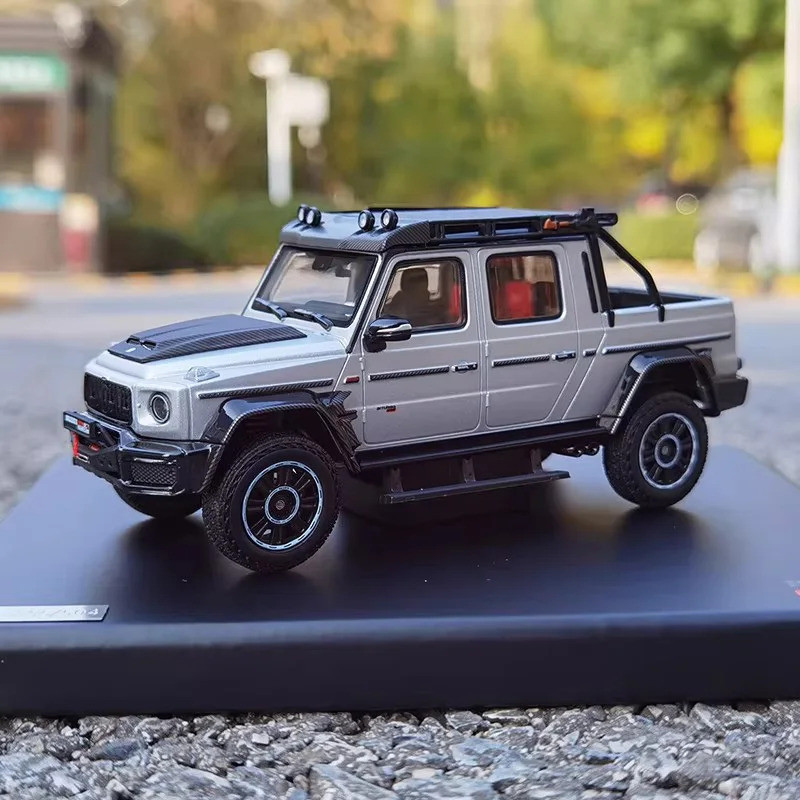 เกือบจริง 1/43 รถโมเดลสเกลสําหรับรถกระบะ Brabus G800 Adventure XLP ของสะสมและของเล่น