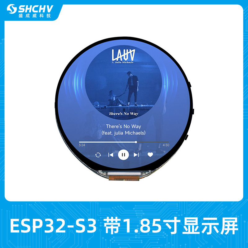 6 ซม.จอแสดงผล ESP32-S3 Development Board Capacitor Touch LCD หน้าจอกลม Xiaozhi AI Voice WIFI