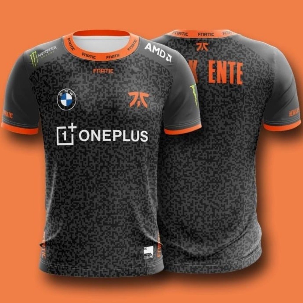 เสื้อยืดแฟชั่น jersey เสื้อผ้าใหม่ dota 2 csgo pubg ml fnatic