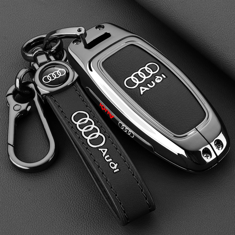 ฝาครอบกุญแจ Audi a6l 2025 a4l a3 q5l a7l q2l รถ q3 q5 q6 q7 เคสหัวเข็มขัดโลหะ