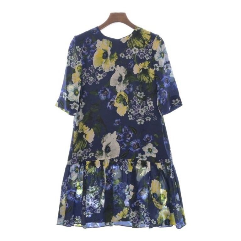 Erdem Dress White Women Navy Yellow Direct from Japan Secondhand