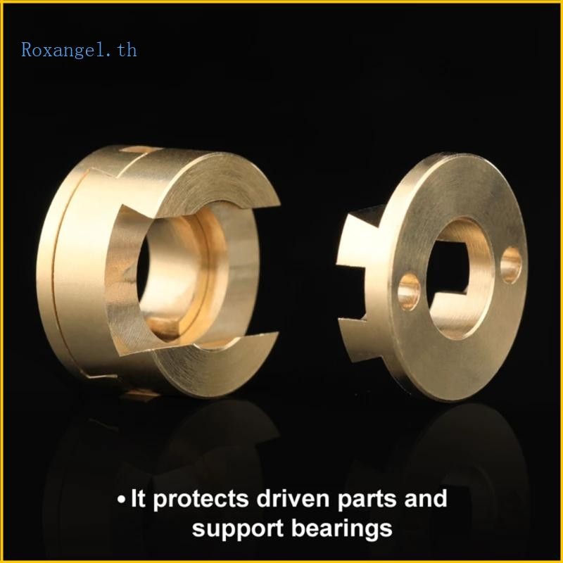 ROX ข้อต่อแฮมทองเหลืองกลมสําหรับอุปกรณ์เสริมเครื่องพิมพ์ 3D T8 สกรูแกน Z Hotbed