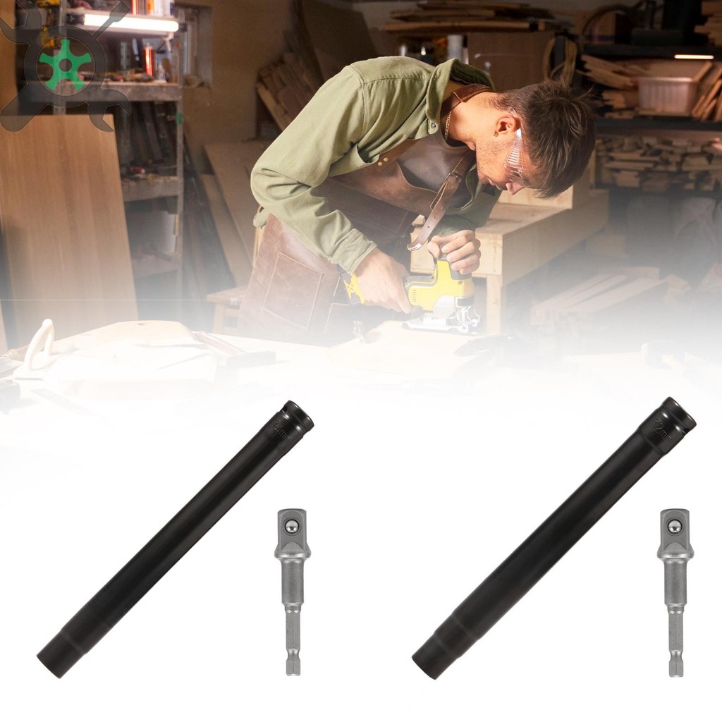 Power Nut Driver 9/16 นิ้วที่มีประสิทธิภาพ Nut Runner Hollow ซ็อกเก็ตยาว Bolt และ Ductwork Power Nut