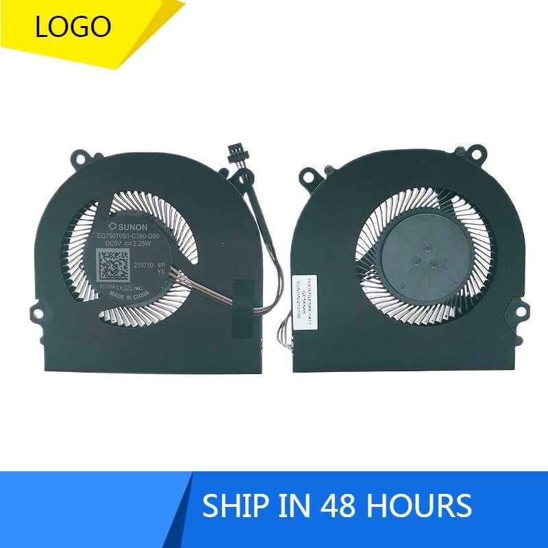 พัดลม CPU สําหรับ SUNON EG75070S1-C390-G99 EG75070S1-1C080 EG75070S1-1C100 MG75090V1-1C100-S9A T6A E