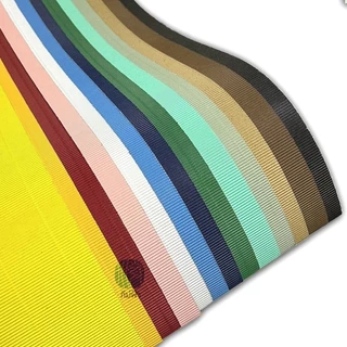 กระดาษลูกฟูก กระดาษสีลูกฟูก ลอนเดียว แผ่นใหญ่ ขนาด A1 (20x30 นิ้ว)