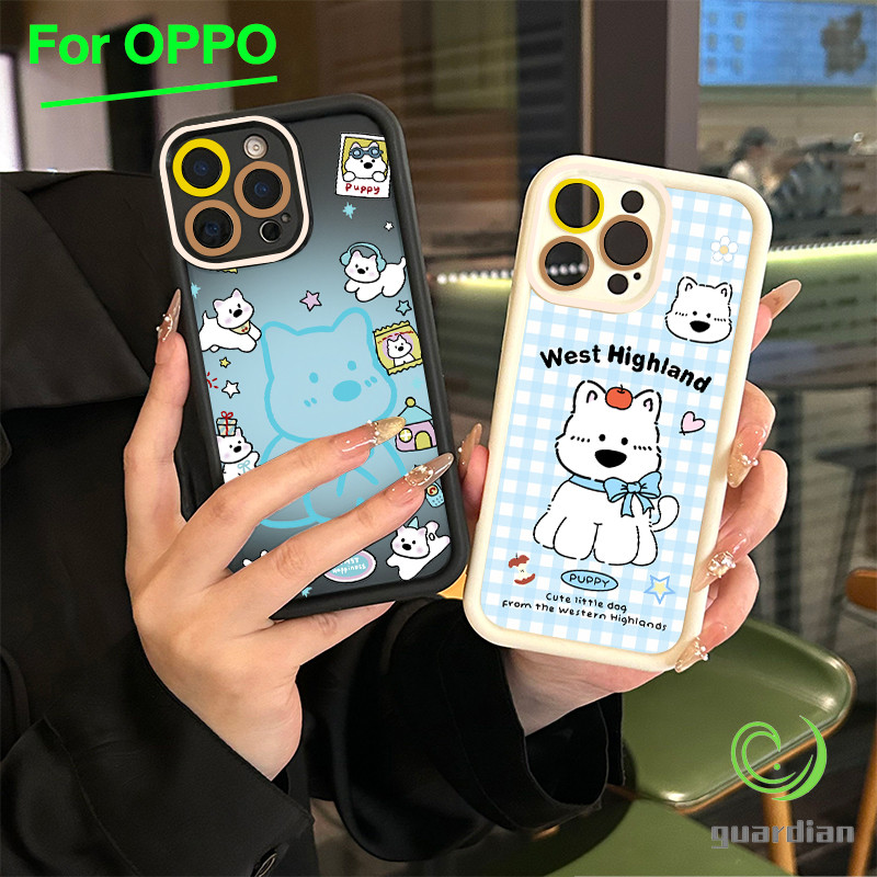 สำหรับ เคสโทรศัพท์ OPPO A3 A3X A60 5G A9 A18 ลูกสุนัขน่ารัก A38 A15 A15s A60 A35 A17 A17K A79 5G OPPOA57 4G A55 A7